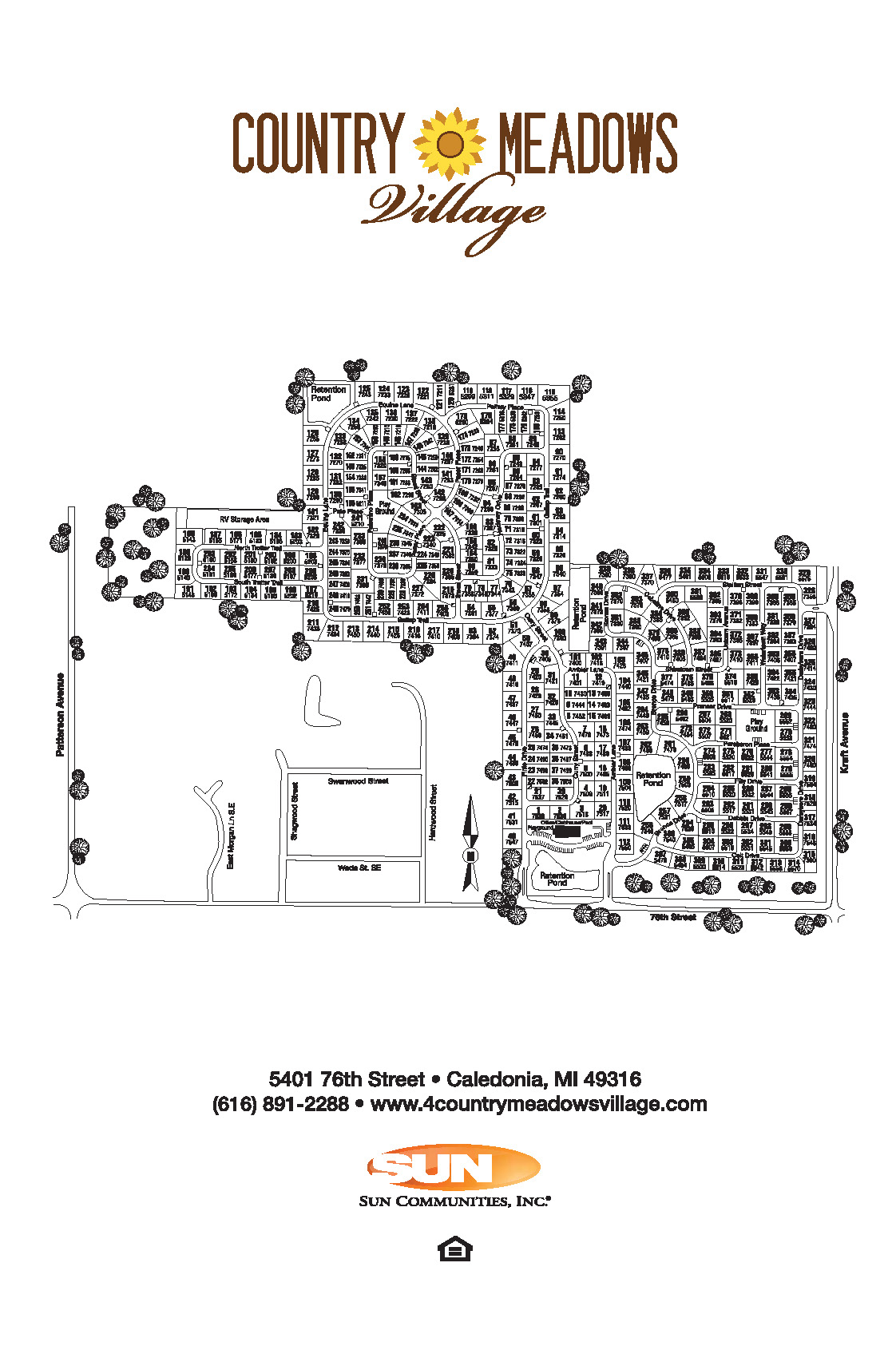 Manufactured Homes in Caledonia, Michigan Country Meadows Village